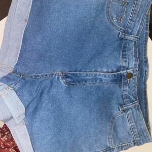 Blue Denim Shorts